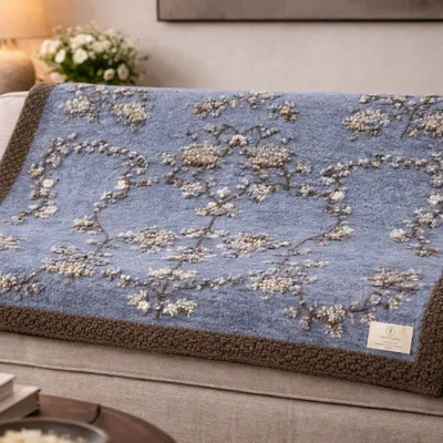 Fabrics - Reverie boiled-wool blanket - SOFIA TOSCANO