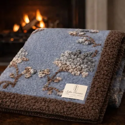 Fabrics - Reverie boiled-wool blanket - SOFIA TOSCANO