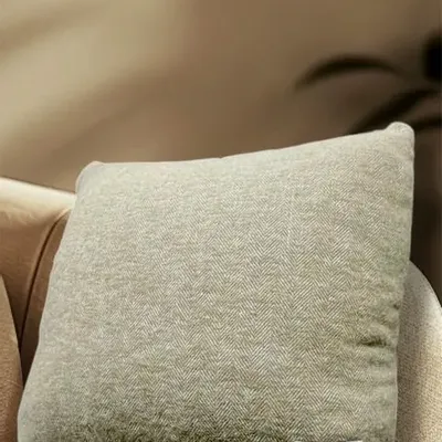 Fabrics - Babele Herringbone 50 Ã— 50 cm cushion - SOFIA TOSCANO