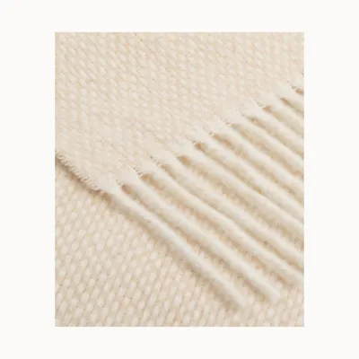 Fabrics - Dream recycled wool and cashmere throw - SOFIA TOSCANO