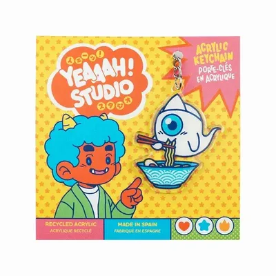 Decorative objects - Recycled acrylic “Yû - Ramen” keychain - YEAAAH! STUDIO