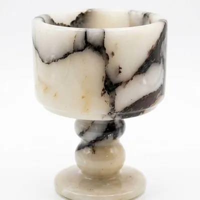 Objets design - Bougeoir en marbre Calacatta Viola - SAGIT