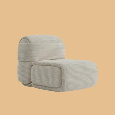 Fauteuils - Elsa Modular Armless Chair Handmade By Ottiu - OTTIU