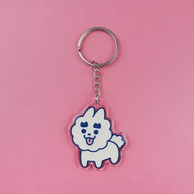 Gifts - Croissant” recycled acrylic keychain - YEAAAH! STUDIO