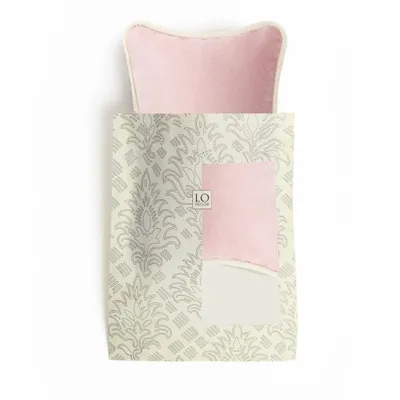 Cushions - The Gift Micro Cushion Happy Frame Velvet WIth Piping - LO DECOR