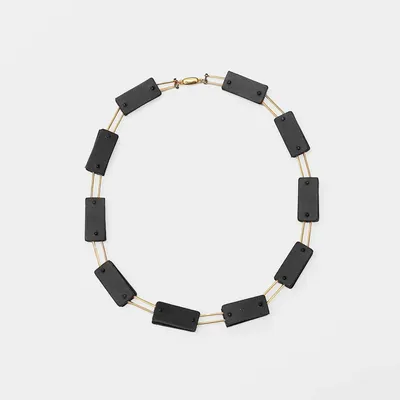 Bijoux - Collier à rectangles parallèles - C.KARAKALPAKI