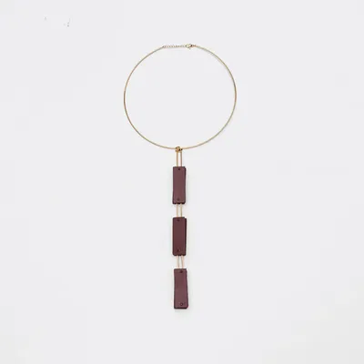 Jewelry - Parallel Rectangles Pendant - C.KARAKALPAKI