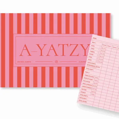 Gifts - A-Yatzy - Yahtzee - Pink Red - A-JOURNAL