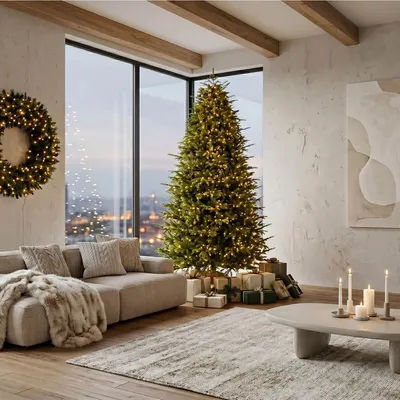 Aménagements pour bureau - HELSINKI - Sapin de Noël artificiel d'aspect naturel - VAN DER GUCHT, SINCE 1870