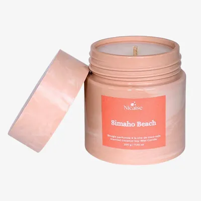 Cadeaux - Simaho Beach | Bougie parfumée (200g de cire) - NICAISE