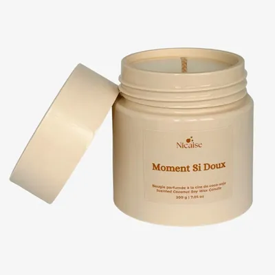 Cadeaux - Moment Si Doux | Bougie parfumée (200g de cire) - NICAISE