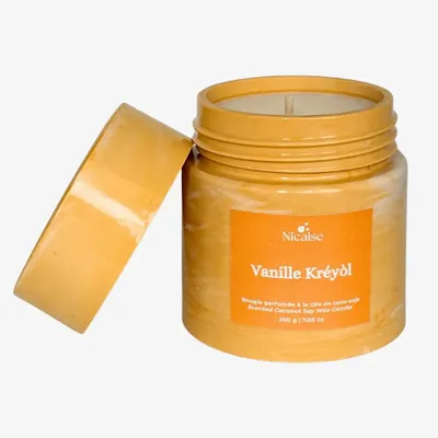 Cadeaux - Vanille Kréyòl | Bougie parfumée (200g de cire) - NICAISE