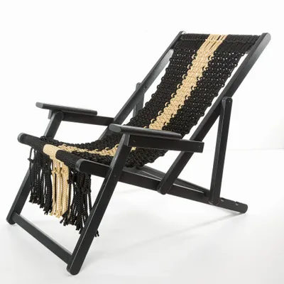 Lounge chairs - Cynthia Sezlong - V&V MACRAME