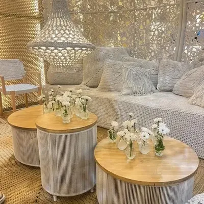 Tables basses - Tableau Aura - V&V MACRAME