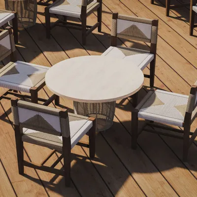 Coffee tables - Irida Table - V&V MACRAME