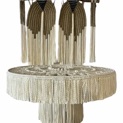 Dining Tables - Jannet Macrame Table - V&V MACRAME