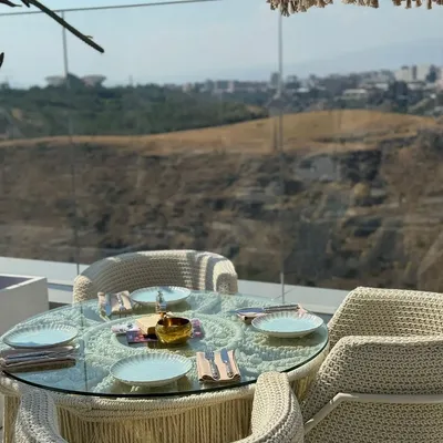 Dining Tables - Jannet Macrame Table - V&V MACRAME