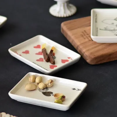 Everyday plates - Marupote card - mini plate - MARUMITSU POTERIE