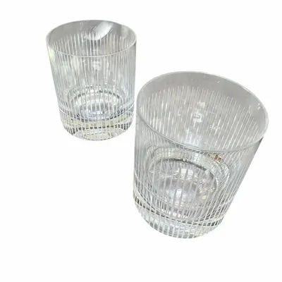 Glass - Bog Oak Whisky Glass Set – Cylinder, 10x80x80 mm – Noir Whisky Duo - GLASS4CANDLES