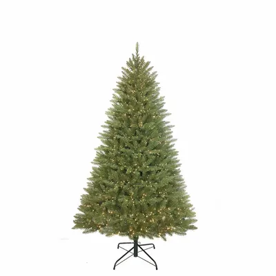 Office design and planning - AUSTIN - A magical green artificial Christmas tree covered in lights - VAN DER GUCHT, SINCE 1870