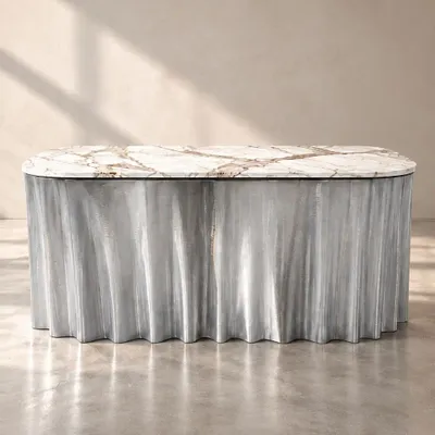 Desks - ONDE — Bespoke Sculptural Desk - MELTED