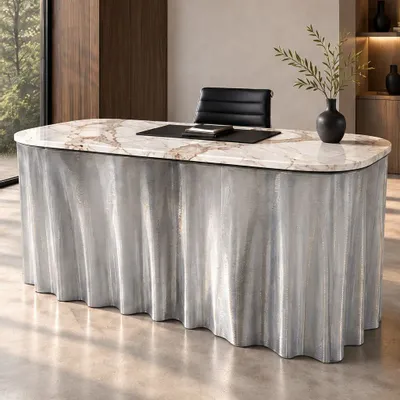 Desks - ONDE — Bespoke Sculptural Desk - MELTED