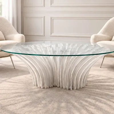 Tables for hotels - CORALIA — Bespoke Sculptural Coffee Table - MELTED