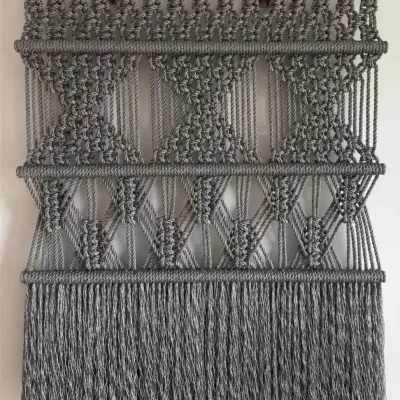 Tapestries - Macrame Wall Hanging Fondation Silver - NŒULUXE