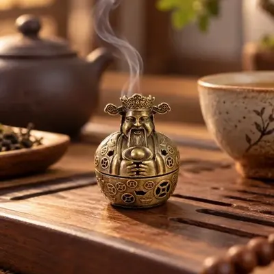 Scents - God of Wealth Incense Burner 4 cm – Set of 3 - ARABESK