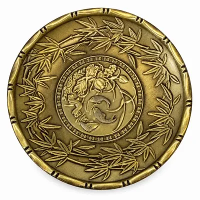 Scents - Lotus and Fish Incense Dish and Coaster 9,3 cm - ARABESK