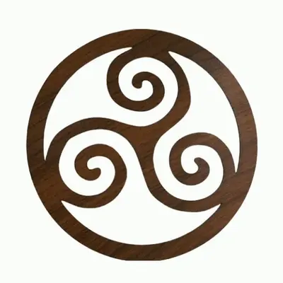 Wireless lamps - Panel Triskelion 9cm for USB999 - ARABESK