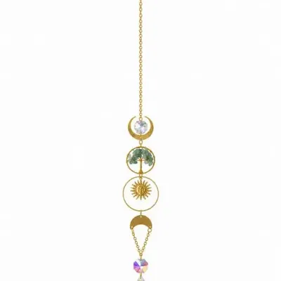 Decorative objects - Suncatcher Tree of Life in Green Aventurine - ARABESK