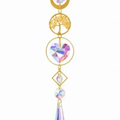 Objets de décoration - Attrape-soleil Arbre de Vie en Citrine - ARABESK