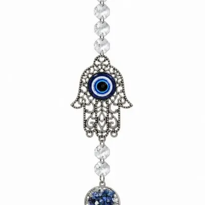 Decorative objects - Suncatcher Hamsa Hand and Tree of Life in Lapis Lazuli - ARABESK