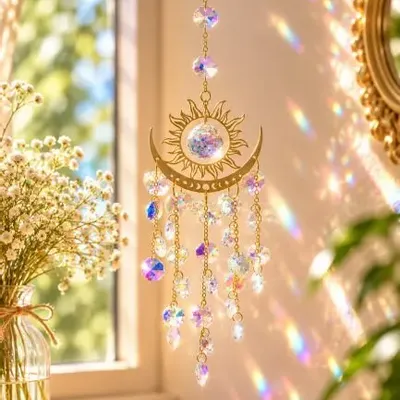 Objets de décoration - Attrape-soleil Soleil et Lune - ARABESK