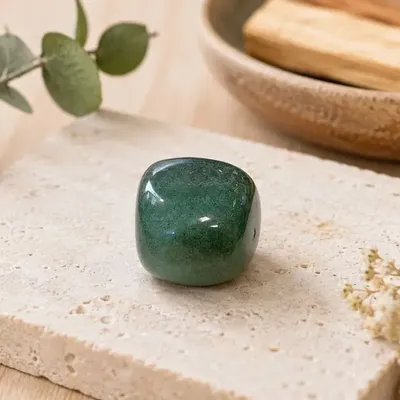 Objets de décoration - Aventurine Verte A Pierre Roulée en Boîte 2-3 cm - ARABESK