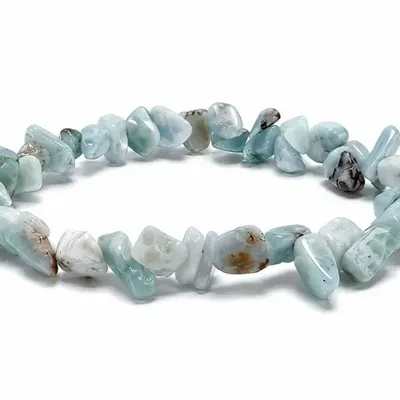 Jewelry - Bracelet Chips Larimar A+ 8–12 mm - ARABESK