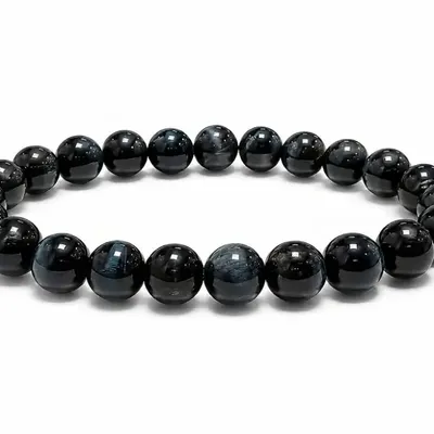 Bijoux - Bracelet Oeil de Faucon AA+ Perles 8 mm - ARABESK