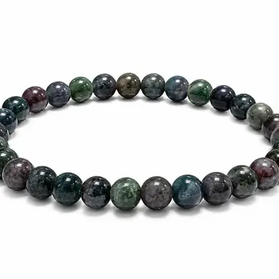 Bijoux - Bracelet Rubis Saphir A Perles 6-7 mm - ARABESK