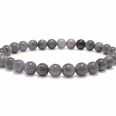 Bijoux - Bracelet Tanzanite B Perles 6-7 mm - ARABESK