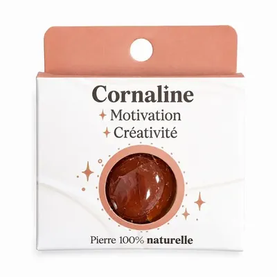 Objets de décoration - Cornaline A Pierre Roulée en Boîte 2-3 cm - ARABESK