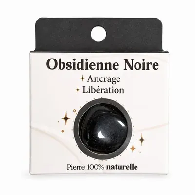 Decorative objects - Black Obsidian A Boxed Tumbled Stone 2-3 cm - ARABESK