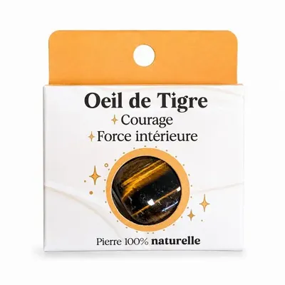 Objets de décoration - Oeil de Tigre A Pierre Roulée en Boîte 2-3 cm - ARABESK