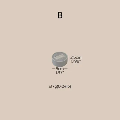Decorative objects - Round Ring Block, Felt Core – Atelier Set Cream White - WHISPERING WOODS