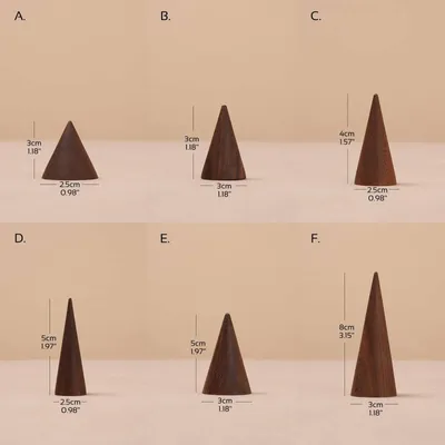 Objets de décoration - Pièce à l'unité, taille au choix – Cône noyer foncé - WHISPERING WOODS