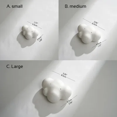 Objets de décoration - Pièce à l'unité, taille au choix – Nuage en plâtre - WHISPERING WOODS