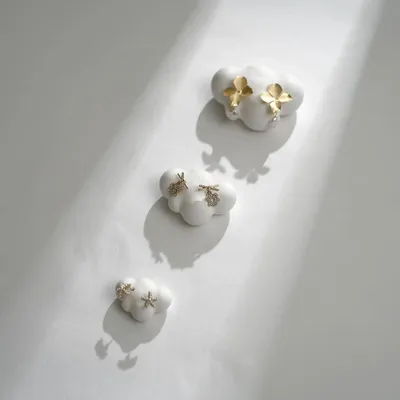 Objets de décoration - Pièce à l'unité, taille au choix – Nuage en plâtre - WHISPERING WOODS