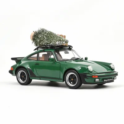Other Christmas decorations - Porsche 911 Turbo 3.3 1980 Christmas Green 1:18 - NOREV