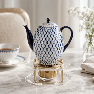 Accessoires thé et café - Chauffe-théière Caldo, laiton - MEMONZA
