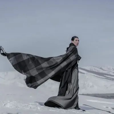 Throw blankets - Blanket\" Earth\”, 100% yak, the new star - TERGEL -YAKSHMERE